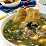 zuppa di fagioli e funghi